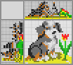 Japanese crossword &laquo;Puppy&raquo;