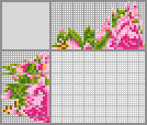 Japanese crossword &laquo;Bee and rose&raquo;