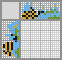 Japanese crossword «Bumblebee and flowers» Japanese crossword «Bumblebee and flowers»