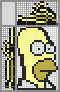 Japanese crossword &laquo;Simpson&raquo;