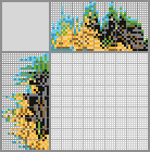 Japanese crossword &laquo;Blue-And-Yellow Macaw&raquo;