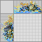 Japanese crossword &laquo;Electric Blue Hermit Crab&raquo;