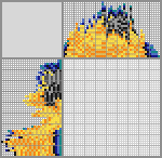 Japanese crossword «Blue macaw» Japanese crossword «Blue macaw»