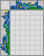 Japanese crossword &laquo;Blue flower&raquo;