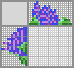 Japanese crossword &laquo;Blue Flower&raquo;