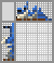 Japanese crossword &laquo;Blue and white flycatcher&raquo;