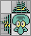 Japanese crossword &laquo;Squidward&raquo;