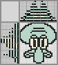 Japanese crossword &laquo;Squidward Tentacles  "SpongeBob SquarePants"&raquo;