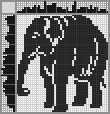 Japanese crossword &laquo;Elephant&raquo;