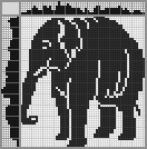 Japanese crossword &laquo;Elephant&raquo;
