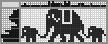 Japanese crossword &laquo;Elephants&raquo;