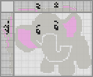 Japanese crossword &laquo;Elephant&raquo;