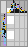 Japanese crossword &laquo;Smurfette&raquo;