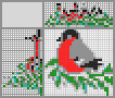 Japanese crossword &laquo;Bullfinch&raquo;