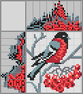 Japanese crossword &laquo;Bullfinch&raquo;