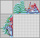 Japanese crossword &laquo;Snowman and Christmas tree&raquo;
