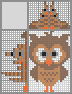 Japanese crossword &laquo;Owl&raquo;