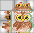 Japanese crossword &laquo;Owl&raquo;