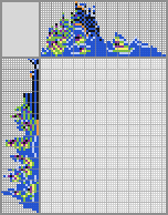 Japanese crossword &laquo;Stylized peacock&raquo;