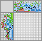 Japanese crossword «Dragonfly flies over water» Japanese crossword «Dragonfly flies over water»