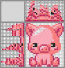 Japanese crossword &laquo;Piggy&raquo;