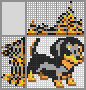 Japanese crossword &laquo;Dachshund&raquo;