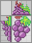 Japanese crossword &laquo;Dark grapes&raquo;