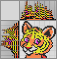 Japanese crossword &laquo;Tiger&raquo;