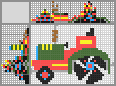 Japanese crossword &laquo;Tractor&raquo;