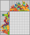 Japanese crossword &laquo;Toucan&raquo;
