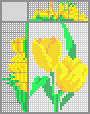 Japanese crossword &laquo;Tulips&raquo;