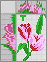 Japanese crossword &laquo;Tulips&raquo;