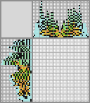 Japanese crossword &laquo;Madagascan Sunset Moth&raquo;