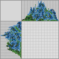 Japanese crossword &laquo;Cornflowers&raquo;