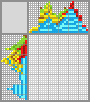 Japanese crossword &laquo;A bowl of fruit&raquo;