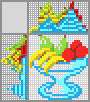 Japanese crossword &laquo;A bowl of fruit&raquo;