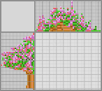 Japanese crossword &laquo;Basket of flowers&raquo;