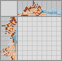Japanese crossword «The wave (William Bouguereau)» Japanese crossword «The wave (William Bouguereau)»