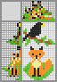 Japanese crossword &laquo;The Crow and the Fox&raquo;
