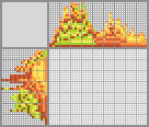 Japanese crossword «Apple, kiwi and orange» Japanese crossword «Apple, kiwi and orange»
