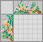 Japanese crossword &laquo;Apple blossoms&raquo;