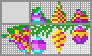 Japanese crossword &laquo;Christmas decorations&raquo;