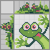 Japanese crossword &laquo;Funny lizard&raquo;