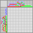 Japanese crossword «Locked rings» Japanese crossword «Locked rings»