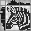 Japanese crossword &laquo;Zebra&raquo;