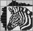 Japanese crossword &laquo;Zebra&raquo;