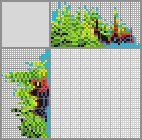 Japanese crossword «Green Macaw» Japanese crossword «Green Macaw»
