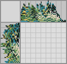Japanese crossword «Green Peafowl» Japanese crossword «Green Peafowl»