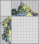 Japanese crossword «Green Rosella» Japanese crossword «Green Rosella»