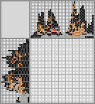 Japanese crossword «Mountain dog» Japanese crossword «Mountain dog»